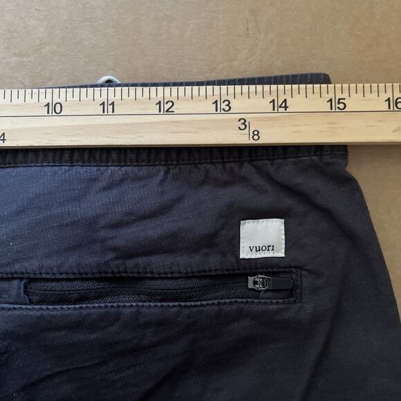 VUORI WOMEN'S Organic Cotton RIPSTOP PANT VW401 Zip Cargo Charcoal Gray Medium - Picture 2 of 12